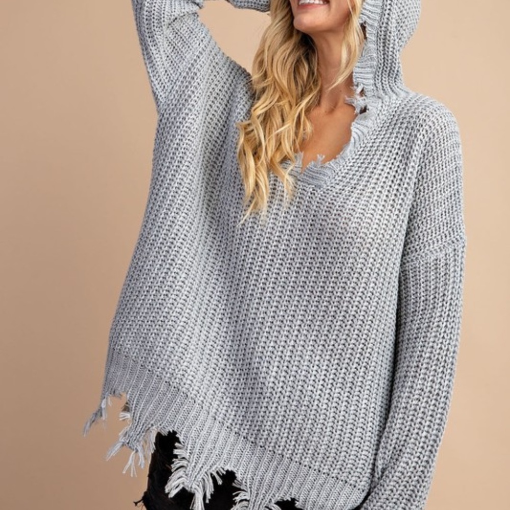 gray sweater - Picture 4 of 7